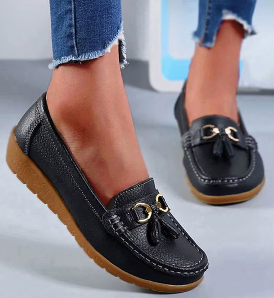 Maya - Bekväma Ortopediska Loafers, Stilrena och Stödjande