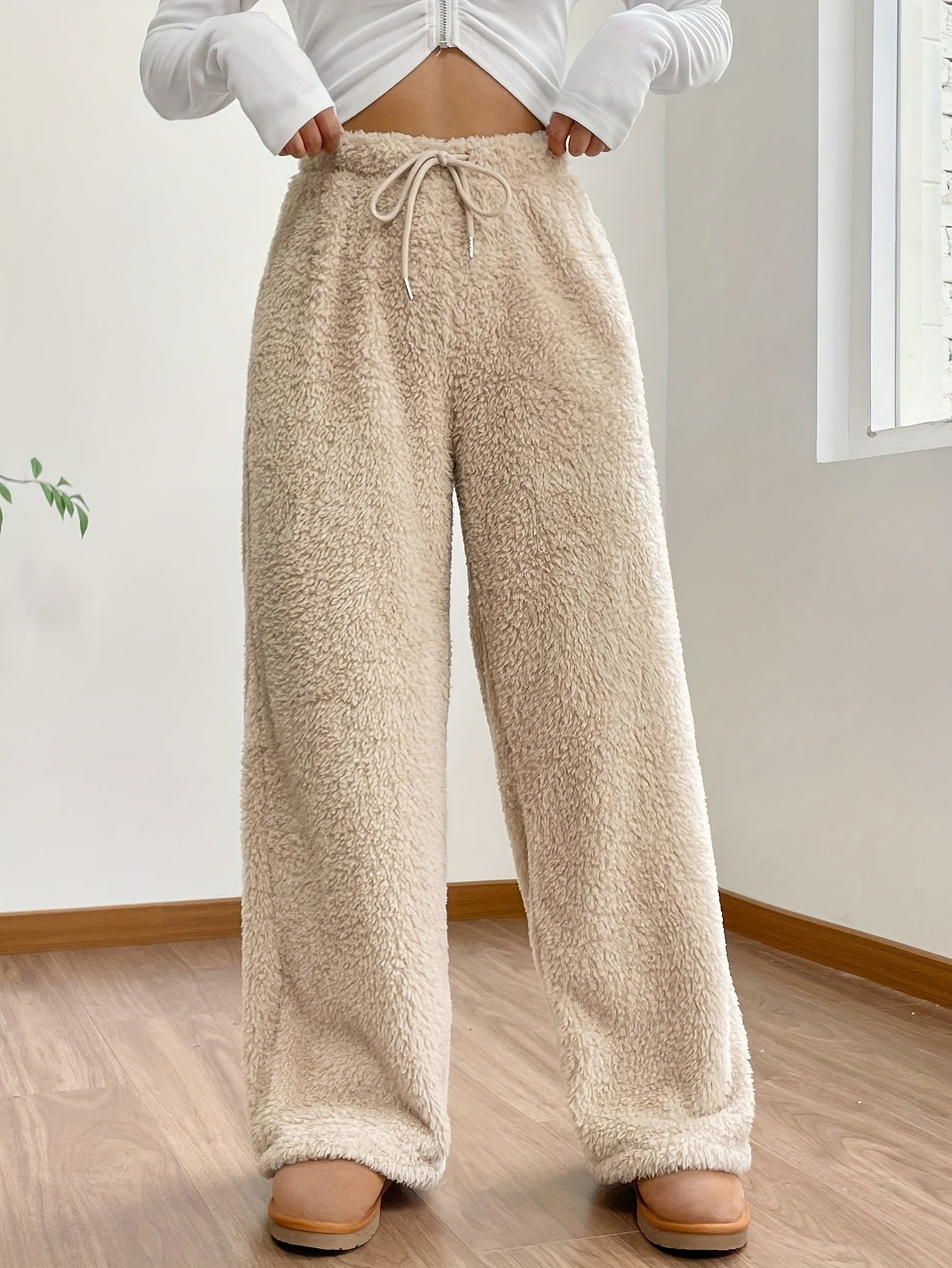Amanda - Bekväma Ultrafleece Vidbyxor