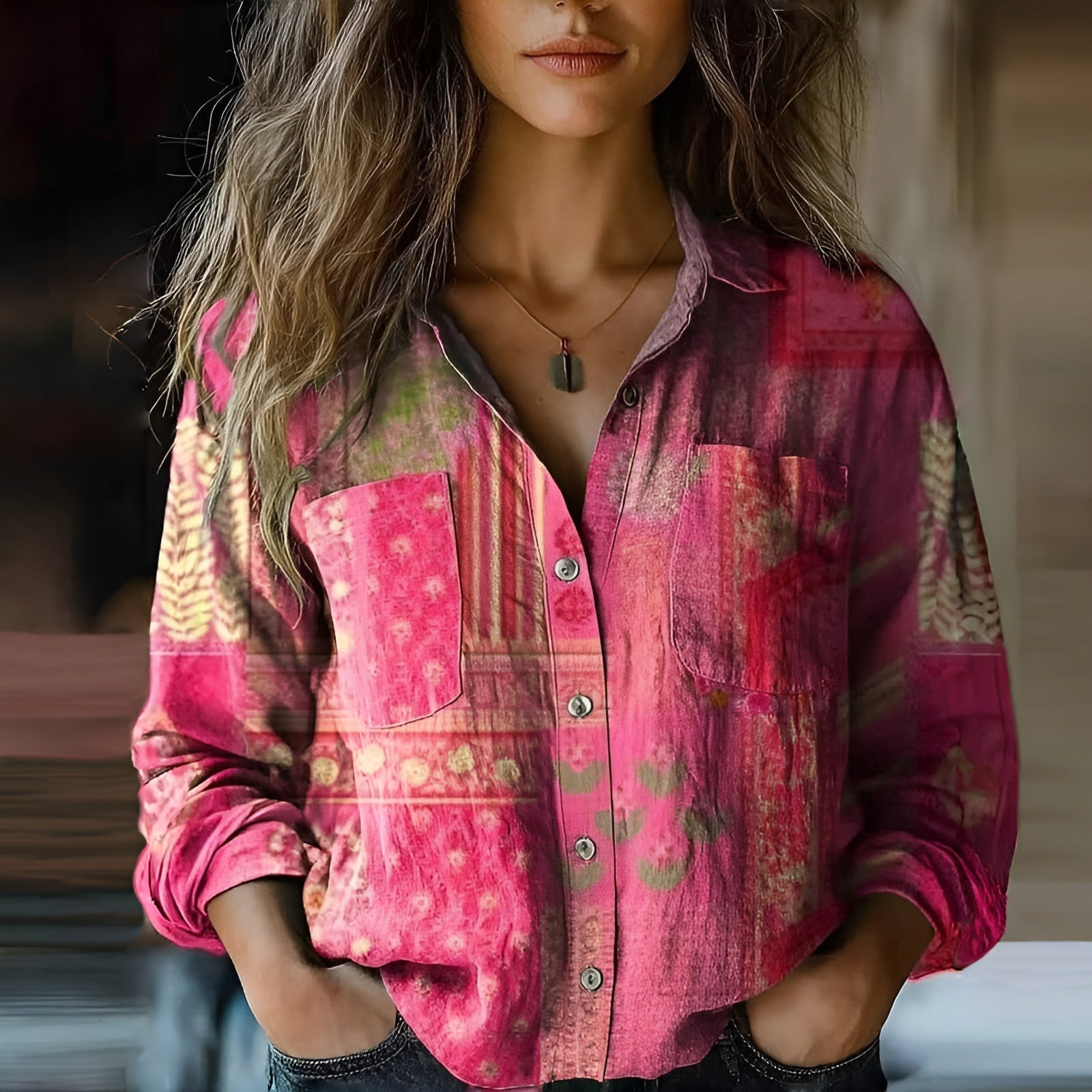 Margareta™ | Vintage-blus