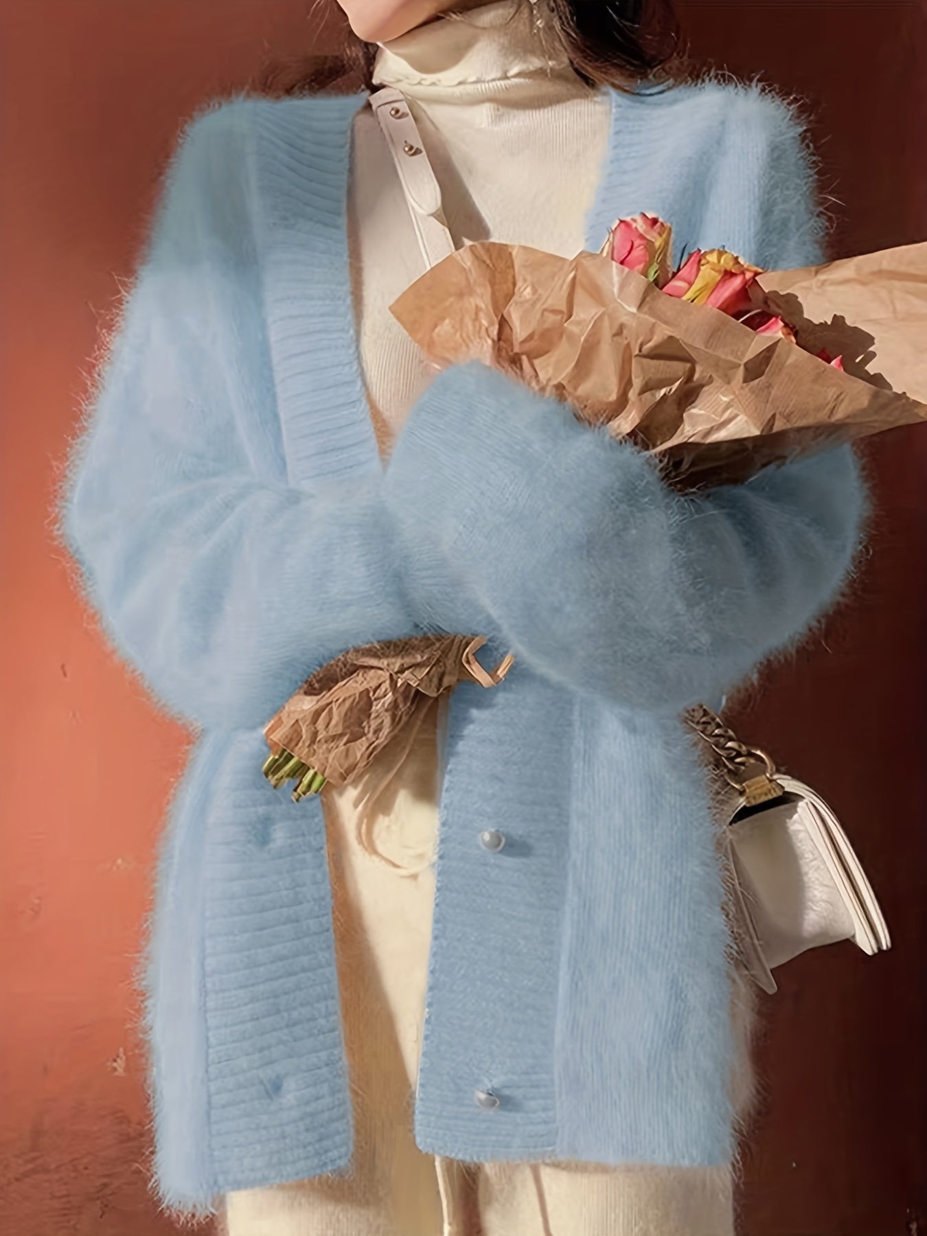 Tuva™ | Elegant v-ringad cardigan