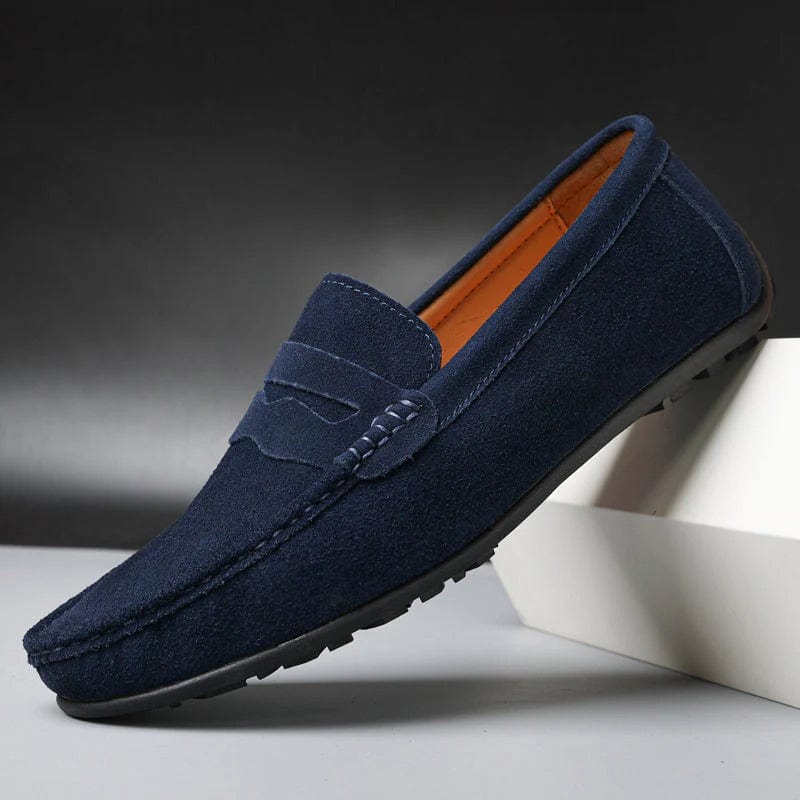 Mikael  - Supersköna Ortopediska Loafers i Mocka