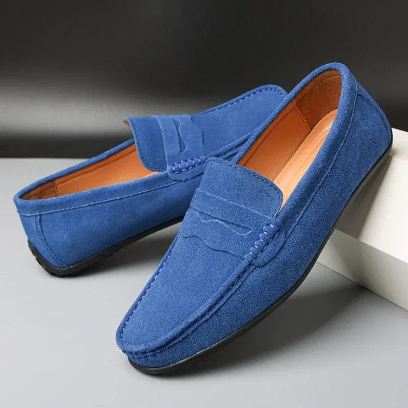 Mikael  - Supersköna Ortopediska Loafers i Mocka