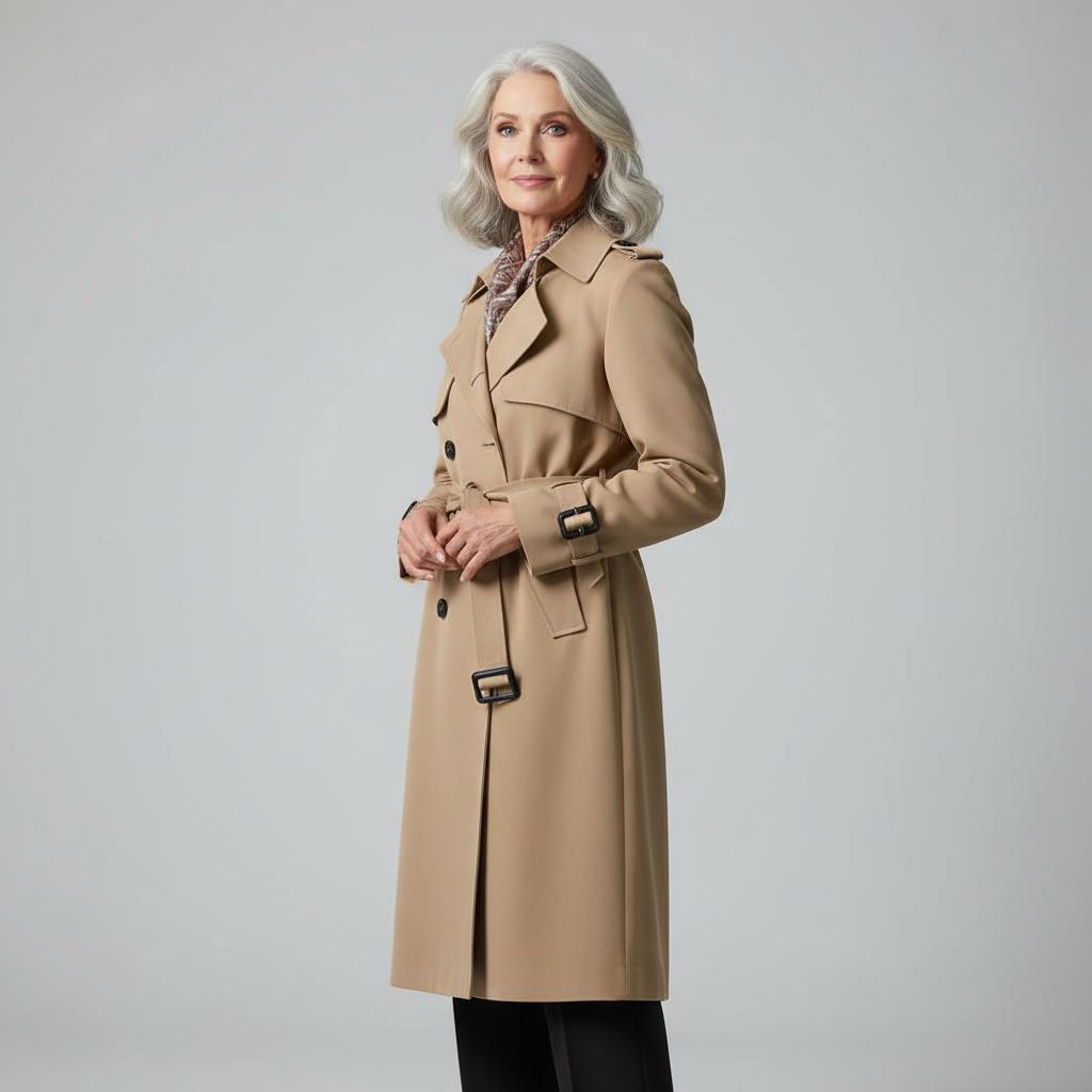 Elva -  Klassisk Trenchcoat