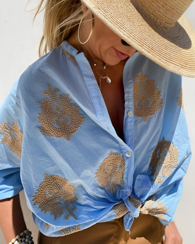 Geneviève - Ibiza-stil Chic Blus