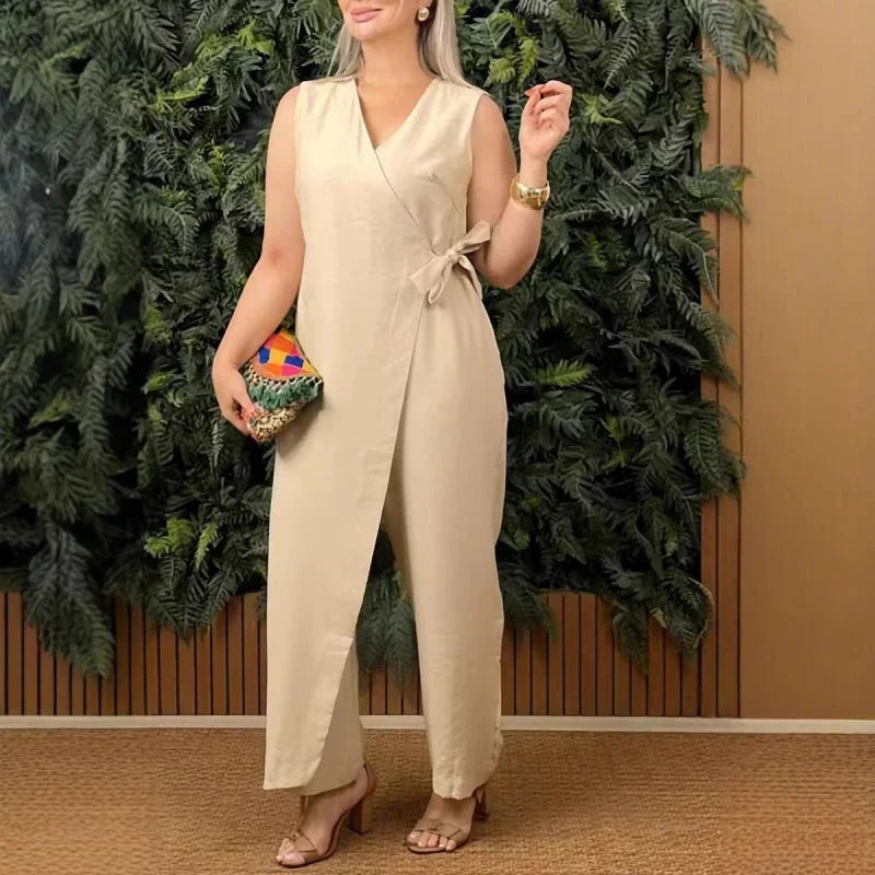 Classiva – Stilren Omlott-Jumpsuit – Elegant utan Ansträngning
