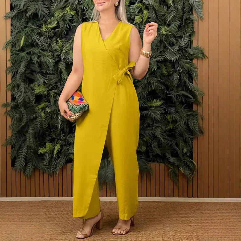 Classiva – Stilren Omlott-Jumpsuit – Elegant utan Ansträngning