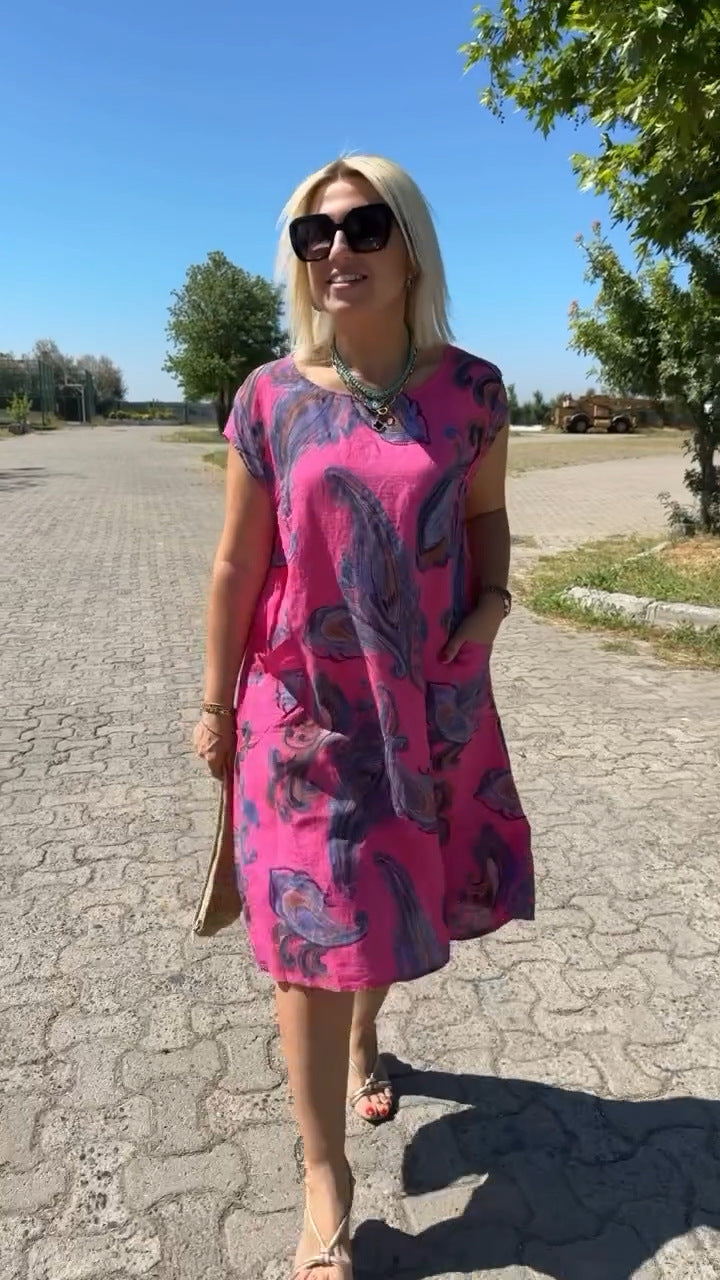 Calista – Bekväm och Flödande Sommarklänning
