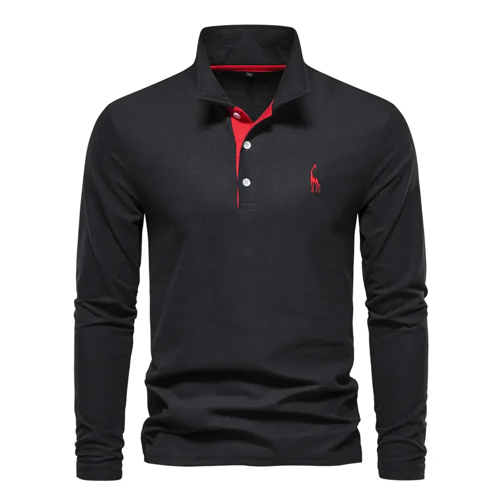 Casper™ | Polo med Långa Ärmar