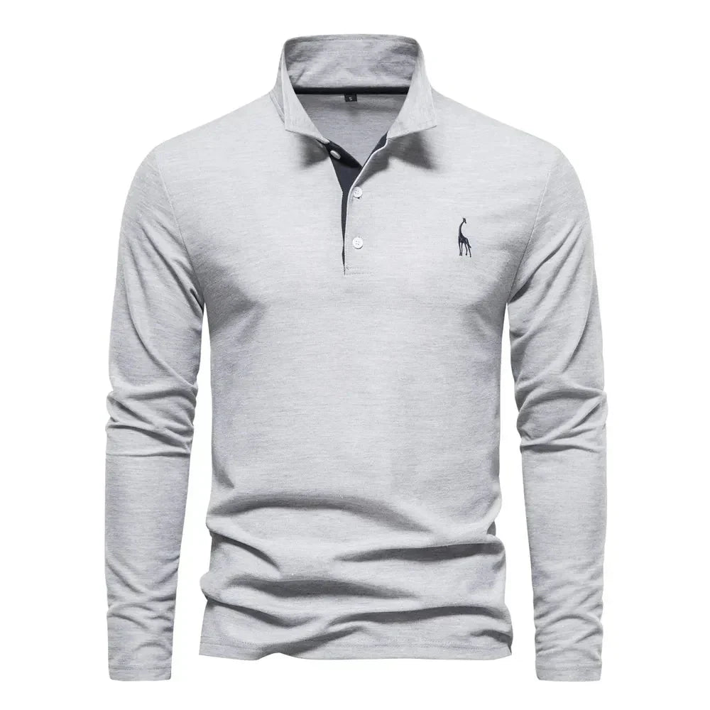 Casper™ | Polo med Långa Ärmar
